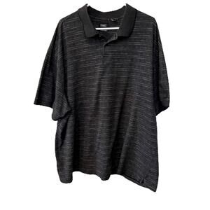 Haggar Swift Dry Men's Polo Shirt, Big and Tall, Gray 4X